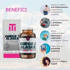 OMEGA-3 SELVATICI DELL'ALASKA- 120 perle