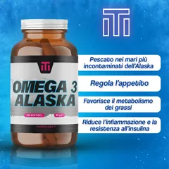 OMEGA-3 SELVATICI DELL'ALASKA- 120 perle