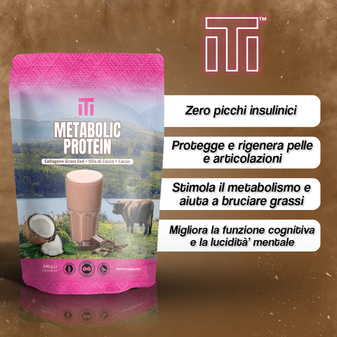 Metabolic Protein - Collagene Grass fed - Gusto Cacao