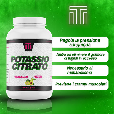 Offerta combo: Metabolic MAG 300gr + Potassio Citrato 160 cps