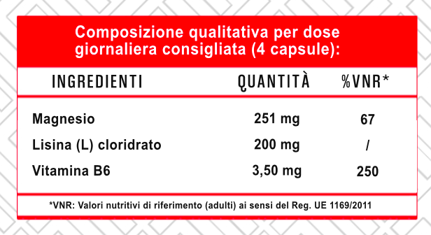 Magnesium + LYSINA - 90 cps