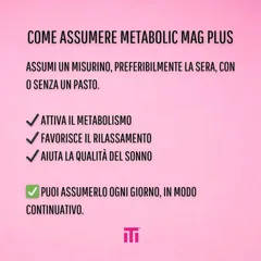Metabolic Mag PLUS 300gr polvere - Magnesio